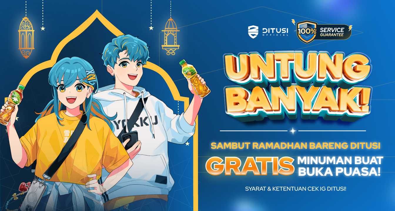 Sambut Event 'Untung Banyak' di Ditusi.co.id: Top Up dan Dapatkan Minuman untuk Buka Puasa!