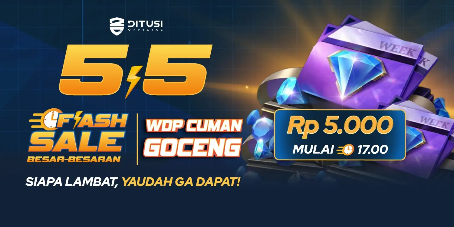 🔥 Flash Sale 5.5: WDP Cuma 5.000!