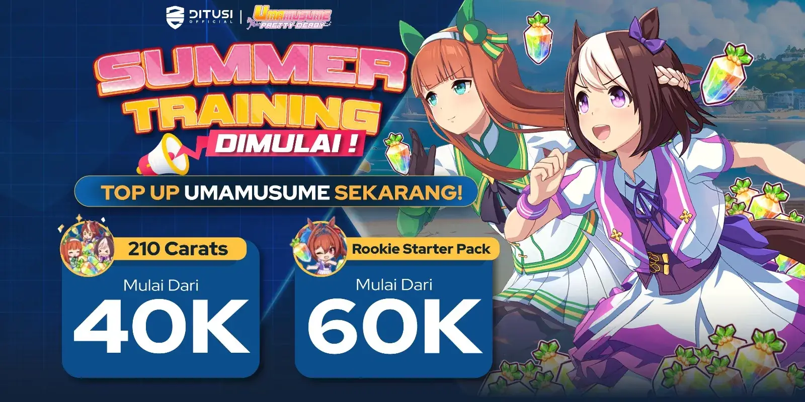 Summer Training Dimulai! Top Up Umamusume di Ditusi Mulai 40 Ribuan! 🐴✨