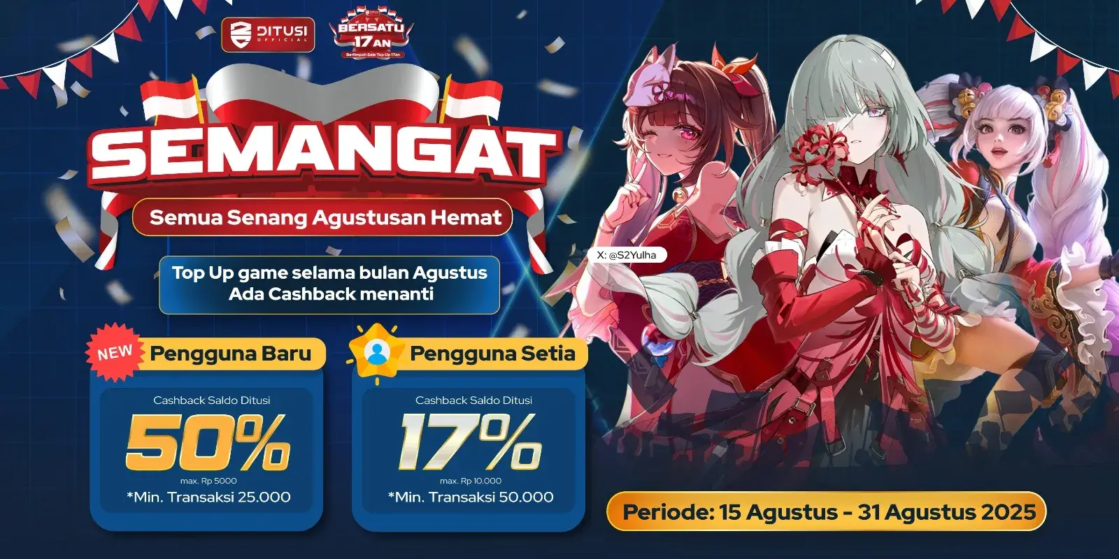 Promo SEMANGAT – Semua Senang Agustusan Hemat! 
