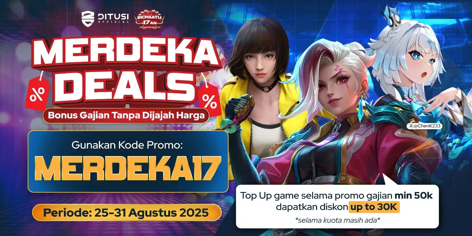 MERDEKA DEALS: Bonus Gajian Tanpa Dijajah Harga! 🇮🇩